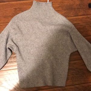 gray sweater
